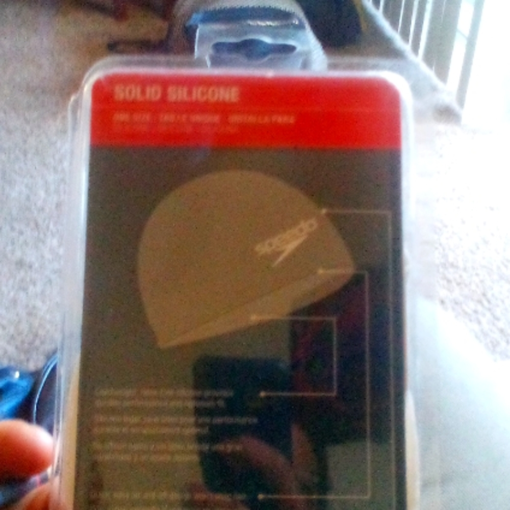 Speedo solid silicon swimming cap